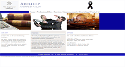 Desktop Screenshot of adelillp.com